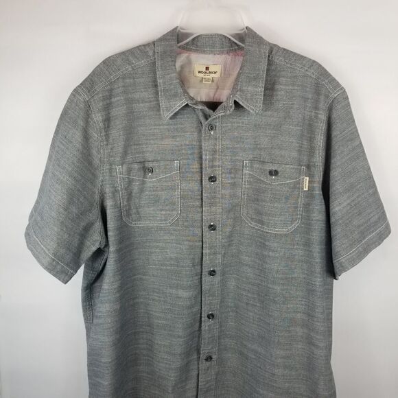 WOOLRICH SHORT SLEEVE SHIRT. SIZE XXL. VERY NICE! - Picture 12 of 15